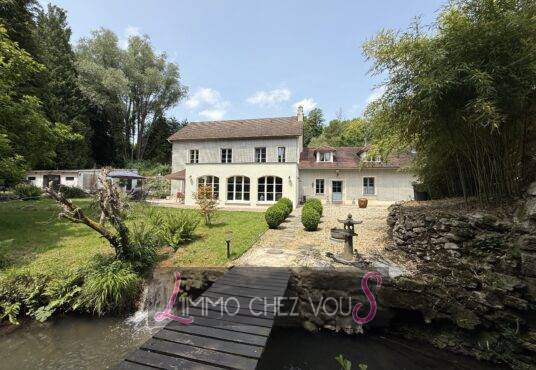 255 – Ancien Moulin à vendre secteur Donnemarie-Dontilly -  - À VENDRE – BIEN D’EXCEPTION : ANCIEN MOULIN RÉNOVÉ AVEC PARC PAYSAGER. Entre PROVINS ET…