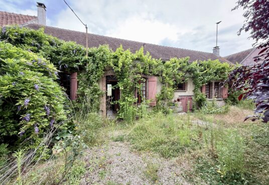 323 – Maison ancienne avec grange à vendre à Donnemarie-Dontilly -  - Maison ancienne, à vendre, avec grange et grand terrain, secteur Donnemarie-Dontilly, en Seine et Marne.…